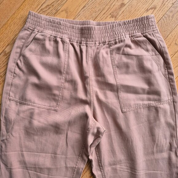 Dunnes Stores Women’s Rose Lyocell Cotton Jogger Trousers Size 16-18 - Picture 2 of 10